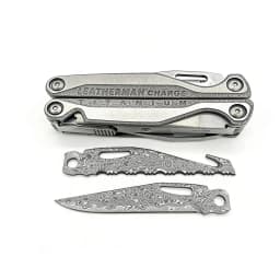 GearNexon VG10 Damascus Main/ Saw Blade HRC 60+ for Leatherman Wave/Charge TTI EDC Accessory