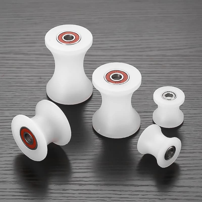 1Pcs Nylon U-groove Bearing Roller Track Wheel Guide Roller Support Roller Door Window Sliding Door Mechanical Pulley