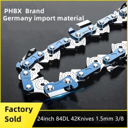 Full Chisel 22”24' inch 3/8 .058 Saw Chain Compatible with Hus 61 66 266 268 272 281 288 365 372 385 390 394 395 Chainsaw