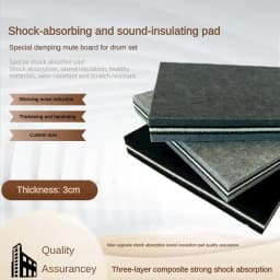 Thickness 3cm Three Layer Shock-absorbing Foam Pad Indoor Sound Insulation Anti-vibration Pad Floor Sound Insulation Shock Foam