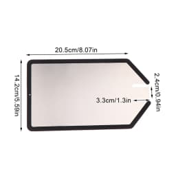 140mm*240mm Reusable Monopolar Stainless Steel Neutral Electrode Plate Esu Grounding Pad Neutral Electrode Return Plate Durable