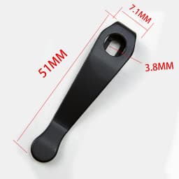 1piece Pink Color Titanium Pocket Knife Clip Waist Clip for Para 3 Folding Knife Lightweight Pocket Back Clips
