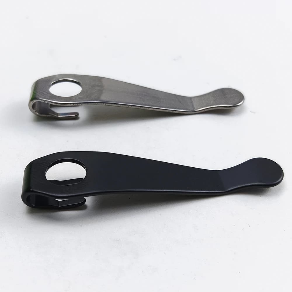 1piece Pink Color Titanium Pocket Knife Clip Waist Clip for Para 3 Folding Knife Lightweight Pocket Back Clips