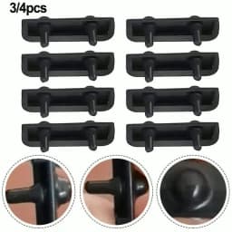 3/8pcs Scratch Protection Cover Air Fryer Rubber Bumpers Brand New For Air Fryer Grill Pans Household Kitchen Replacement Parts