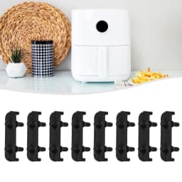 3/8pcs Scratch Protection Cover Air Fryer Rubber Bumpers Brand New For Air Fryer Grill Pans Household Kitchen Replacement Parts