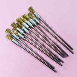 Rebuild Master 10/30/50pc Pen Wire 100mm 3.0 Shank Steel Cleaning End Rotary Tool Stainless Steel Brass Brush Rust Paint Removal