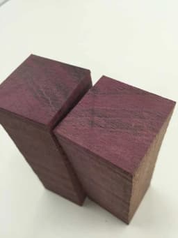 Purple Heart Wood knife scales 120x40x30mm Turning Blanks, Wood Handles Knife handle parts