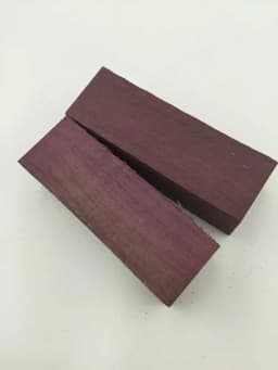 Purple Heart Wood knife scales 120x40x30mm Turning Blanks, Wood Handles Knife handle parts
