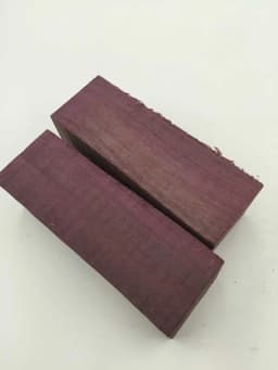 Purple Heart Wood knife scales 120x40x30mm Turning Blanks, Wood Handles Knife handle parts