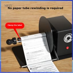 Desktop Small Winding Machine Label Rewinder Full-Automatic Rewinder For Self-Adhesive Coated Paper Mini Electric Label Rewinder