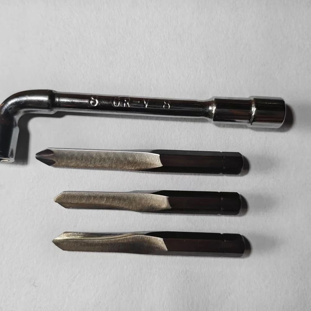 Multifunctional Screwdriver Kit Single-sided Lock Bypass Tool, 8mm Hex Wrench, High Strength, Durable, Portable