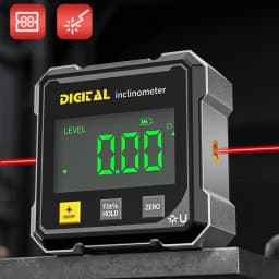 Digital Electronic Level Digital 360° Angle Fnder 4-sided Magnetic Inclinometer Protractor Precision Level Box Woodworking Tools