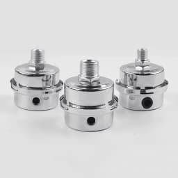 Metal Air Filter OilFree Muffler For 12 5mm/16mm/20mm Air Compressor Pump, Noise Reduction, Easy Installation Silver
