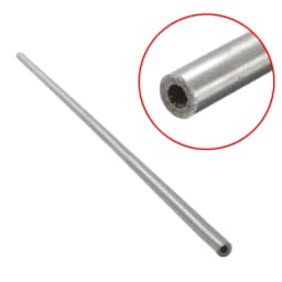 1pc New 4mm*2mm*250mm Silver Stainless Seamless Steel Capillary Round Tube Wall