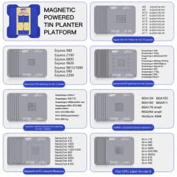 MAant Magnetic MOTIVE CPU Fixture For iPhone A8-A18 PRO &QUALCOMM&HiSilicon&EMMC CPU BGA Reballing Stencil Repair Kit Tools