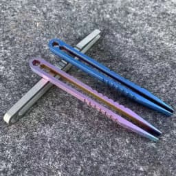 HOT Titanium TC4 Clip Tweezers Pick Up Clamping EDC Multipurpose Gadget Professional Outdoor Tool Camping Supplies