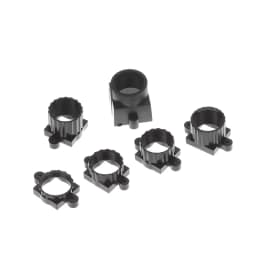5Pcs M12 Lens Base 18mm Mounting Hole Spacing 6mm 8.5/10/12/13mm High Plastic Lens Holder PCB Board Module Lens Mount Connector