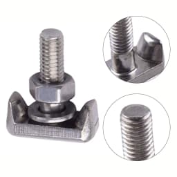 Durable T-Bolt Stainless Steel Battery Terminal Connectors Cable Screw Battery Connector Car Accessories