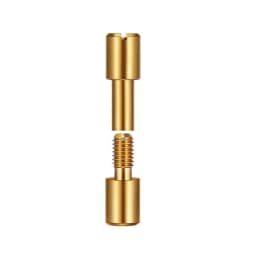 10pcs/lot Brass Corby Bolts Fastener DIY Knife Handle Screws Bolts Tactics Lock Rivet Knife Shaft Fastener