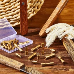 10pcs/lot Brass Corby Bolts Fastener DIY Knife Handle Screws Bolts Tactics Lock Rivet Knife Shaft Fastener