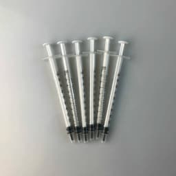 100pieces/lot 1ml Industrial Plastic Syringe (blue or white plunger: color randomly according to inventory)