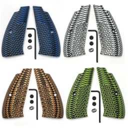 1Pair CZ75 G10 Handle Grips Patches for CZ 75 Full Size, SP-01 Series, Shadow 2, 75B BD, With Screws Included DIY Making Scales