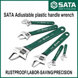 SATA 4/6/8/10inch Adjustable Drive Wrench Mini Small Big Spanner Wrench Adjustable Head Jaw Repair Tool Wrench Car