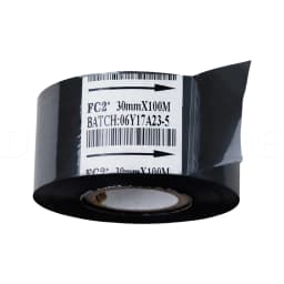 Hot Stamp Thermal Ribbon Of Ribbon Printing Machine 30*100m Date Code Printer Accessory Black 30mm Width For DY-8