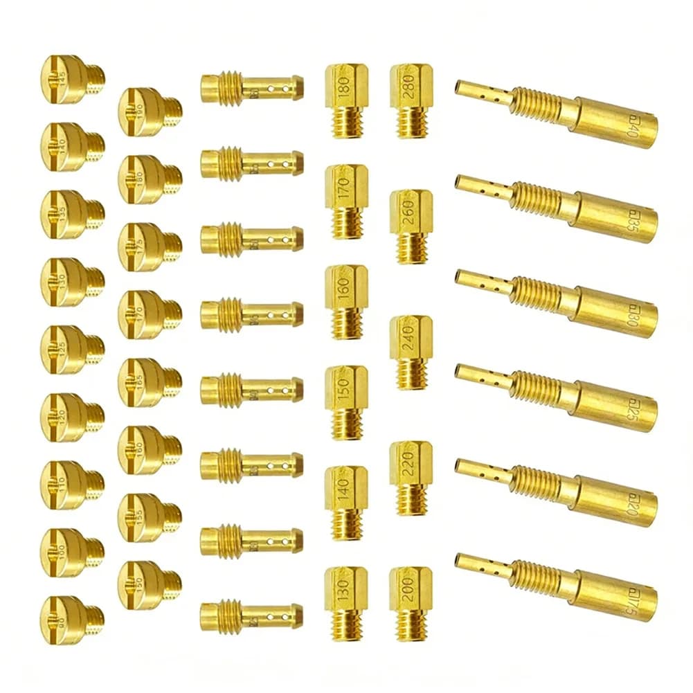 42 Pcs Fuel Injector Kit For Mikuni TM33 8012 TM36 68 TM40 6 Carburetor Jet Nozzle Set For VM For TMX For HSR Series
