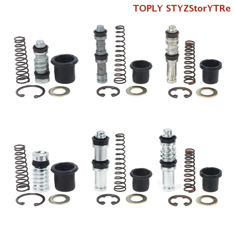 1 Set Motorcycle Clutch Brake Pump Piston Plunger Repair Kits Master Cylinder Piston