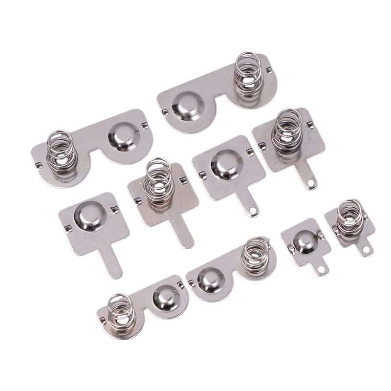 20PCS DIY Toy Remote Control Accessories Spring Sheet AA/AAA Contact Sheet Battery Box Positive And Negative Sheets