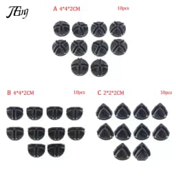 10Pcs Wire Cube ABS Connectors Storage Shelves Modular Organizer Box Buckle Clip