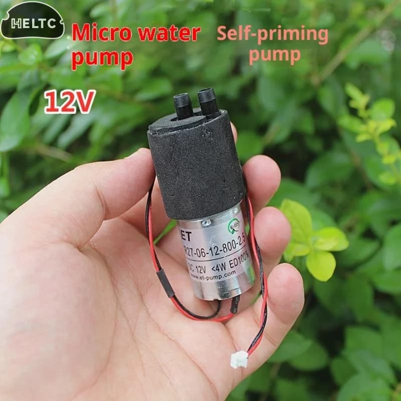 1Pcs Self-priming Suction Water Pump ET R27 Series R27-06 Mini 370 Water Pump DC 12V Micro Diaphragm Pump DIY Sweeper Robot