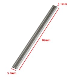 3box 82mm Carbon Steel Planer Blades 82x5.5x1.1mm Reversible Electric Planer Blades For MKA For Woodworking Machinery Parts