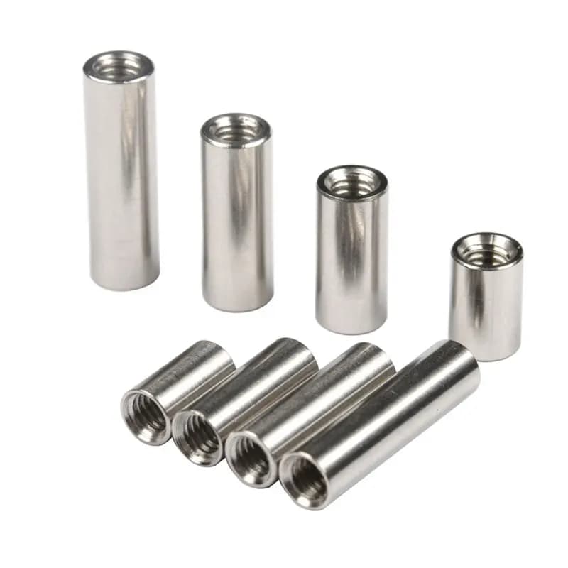 10pcs Stainless Steel Threaded Sleeves Screw Tube 5mm/6mm Diameter 9/13/16/20mm Long With M4 Internal Thread Spare Part