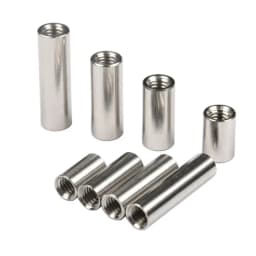 10pcs Stainless Steel Threaded Sleeves Screw Tube 5mm/6mm Diameter 9/13/16/20mm Long With M4 Internal Thread Spare Part
