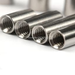 10pcs Stainless Steel Threaded Sleeves Screw Tube 5mm/6mm Diameter 9/13/16/20mm Long With M4 Internal Thread Spare Part