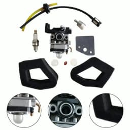 Carburetor For Honda GX25 GX35 HHB25 ULT425 UMS425 UMK425 Trimmer Carburetor Fuel Line Air Filter Primer Bulb Kit