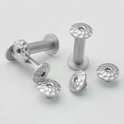 10sets M4 Plum Blossom Head Screw for Knife Handle Nail Modified 416 Stainless Steel Screws Knife Embryo Making Accessories