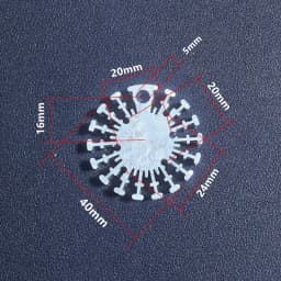 COB Radiator Diameter 25/37.5/40/48/50/53/60/65/67MM High Power Led Heatsink Sunflower Solid Radiator Round Alloy Aluminum