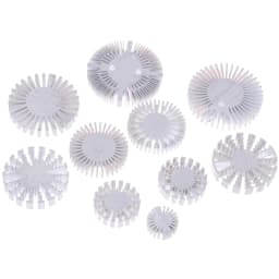 COB Radiator Diameter 25/37.5/40/48/50/53/60/65/67MM High Power Led Heatsink Sunflower Solid Radiator Round Alloy Aluminum