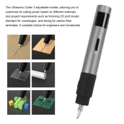 Ultrasonic Cutter 40KHz Cutting Frequency 3 Speed Adjustable with Titanium Alloy Blade Tip for Plexiglass PCB Carbon Fiber