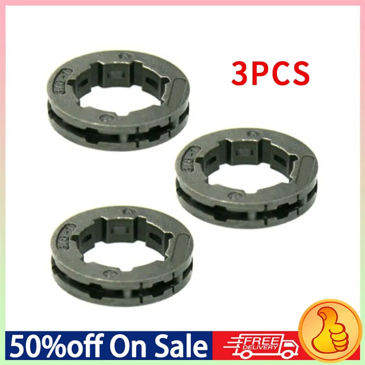 3Pcs Chainsaw Drive 3/8" 7 Tooth Sprocket Rim For STIHL 044 046 066 MS440 MS441 MS460 MS660 MS380 MS381 Accessories Parts