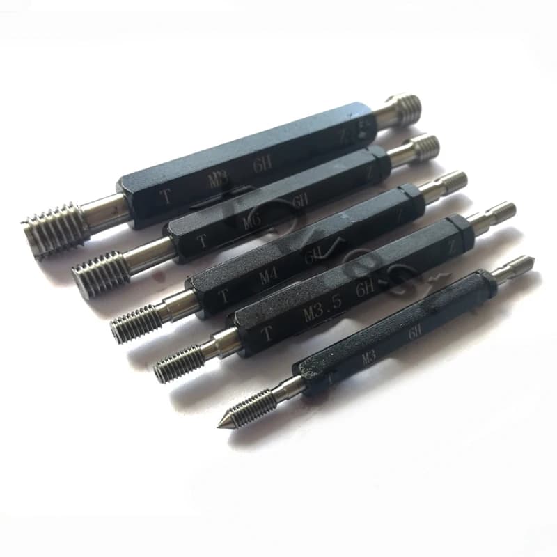 Thread Plug Gauge M1 M1.2 M1.4 M1.6 M1.7 M1.8 Metric Thread Gage M2 M2.2 M2.3 M2.5 M3 M3.5 M4 M5 M6 M7 M8 M9 M10 M11M12M13M14M16