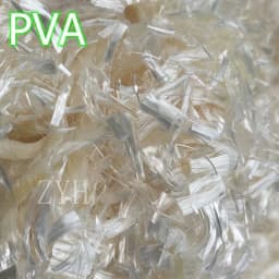 High Performance Concrete Fibres Polyvinyl Alcohol Fiber High Strong High Model PVA Fiber 3/6/9/12/18mm Cement for Concrete
