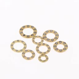 10Pcs Mini Plane Axial Bearing Ceramic Steel Ball Thrust Copper Support Folding Knife Opening And Closing Accessories