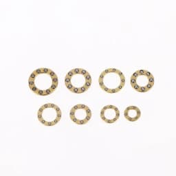 10Pcs Mini Plane Axial Bearing Ceramic Steel Ball Thrust Copper Support Folding Knife Opening And Closing Accessories