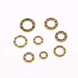 10Pcs Mini Plane Axial Bearing Ceramic Steel Ball Thrust Copper Support Folding Knife Opening And Closing Accessories