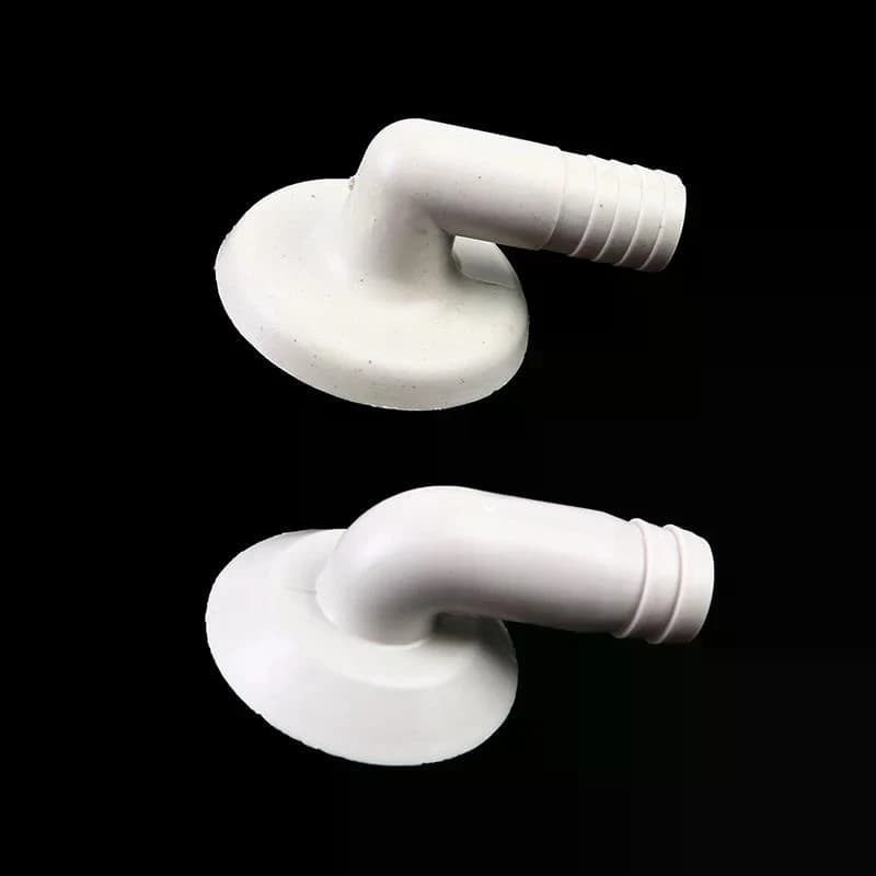 Air Conditioner Ac External Unit Drain Hose Connector Elbow Fitting With Rubber Ring