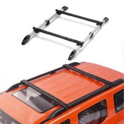 Adjustable Aluminum Alloy Roof Luggage Rack for 1/10 RC Crawler Car Truck Replacement Repair Tools Parts Accessories Dropship